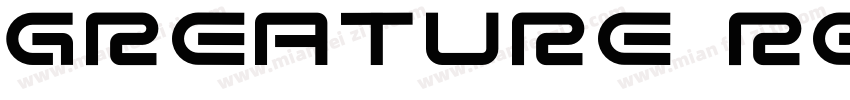 Greature Regular字体转换